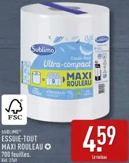 ALDI Sublimo essuie-tout maxi rouleau offre