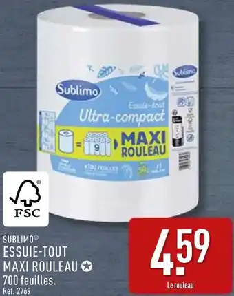 ALDI Sublimo essuie-tout maxi rouleau offre