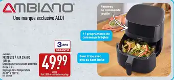 ALDI Ambiano friteuse à air chaud 1650 W offre