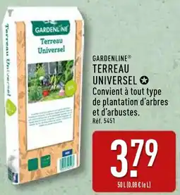 ALDI Gardenline terreau universel offre