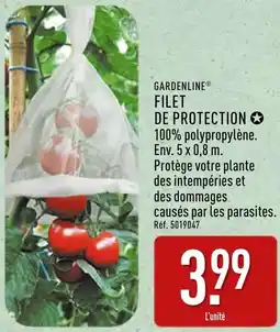 ALDI Gardenline filet de protection offre