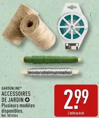 ALDI Gardenline accessoires de jardin offre