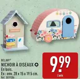 ALDI Belavi nichoir à oiseaux offre