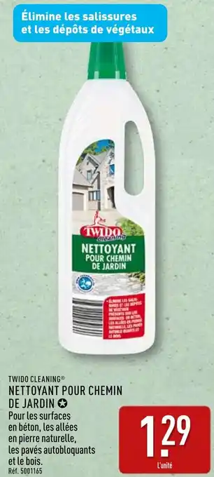 ALDI Twido cleaning nettoyant pour chemin de jardin offre