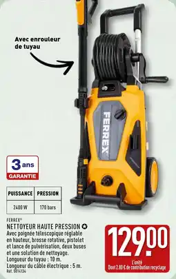 ALDI Ferrex nettoyeur haute pression offre