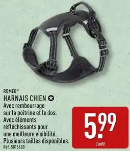 ALDI Roméo harnais chien offre