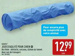 ALDI Roméo jeux d'agilité pour chien offre