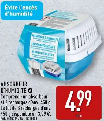 ALDI Absorbeur d'humidité offre