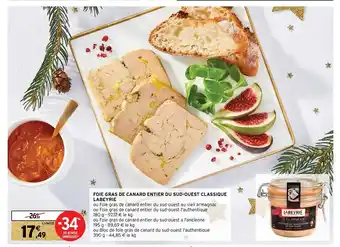 Foie Gras De Canard Entier Du Sud-Ouest Classique Labeyrie