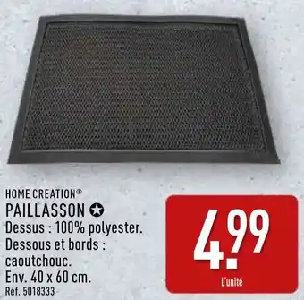 ALDI Home creation paillasson offre