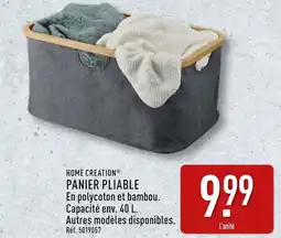 ALDI Home creation panier pliable offre