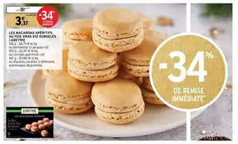 Intermarché Hyper Les Macarons Apéritifs Au Foie Gras X12 Surgelés Labeyrie offre