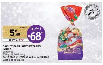Sachet Papillotes Pétards Ivoria