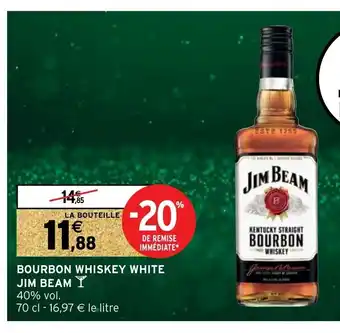 Bourbon Whiskey White Jim Beam