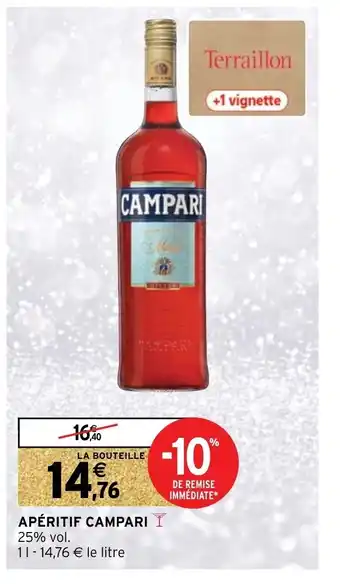 Intermarché Hyper Apéritif Campari offre