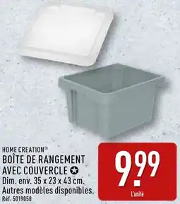 ALDI Home creation boîte de rangement avec couvercle offre