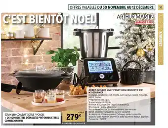 Intermarché Hyper Robot Cuisseur Multifontions Connecte Wifi My Gourmet offre