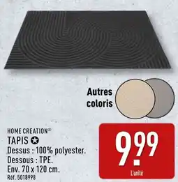 ALDI Home creation tapis offre