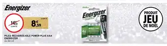 Piles Rechargeable Power Plus AAA Energizer