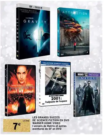 Intermarché Hyper Les Grands Succes De Science-Fiction En DVD offre