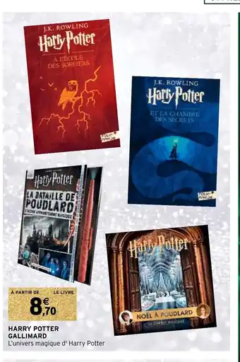 Intermarché Hyper Harry Potter Gallimard offre
