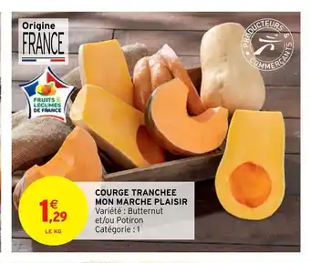 Courge Tranchee Mon Marche Plaisir