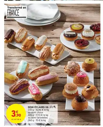 Intermarché Hyper Demi éclairs X6 offre