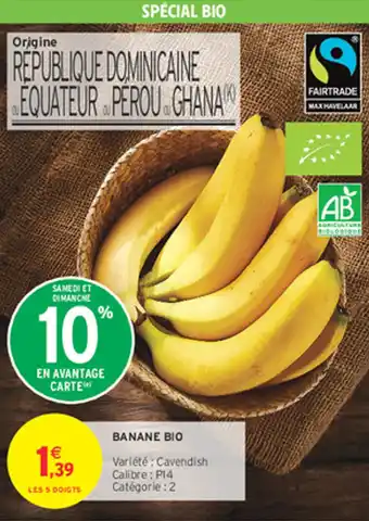 Intermarché Express Banane bio offre