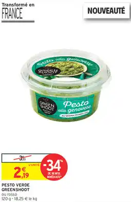 Intermarché Express Pesto verde greenshoot offre