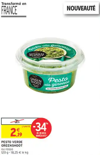 Intermarché Express Pesto verde greenshoot offre