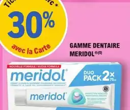 E.Leclerc Parapharmacie Gamme dentaire meridol offre