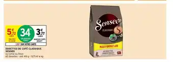 Intermarché Hyper Dosettes De Café Classique Senseo offre
