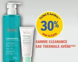 E.Leclerc Parapharmacie Gamme cleanance eau thermale avène offre