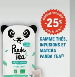 E.Leclerc Parapharmacie Gamme thés, infusions et matcha panda tea offre