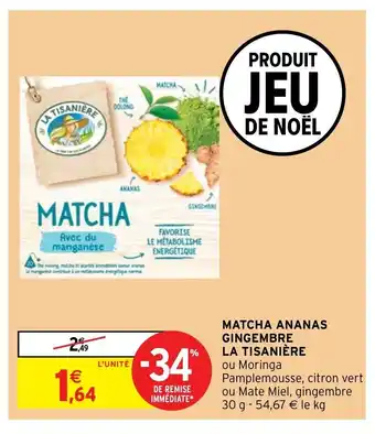 Matcha Ananas Gingembre La Tisaniére