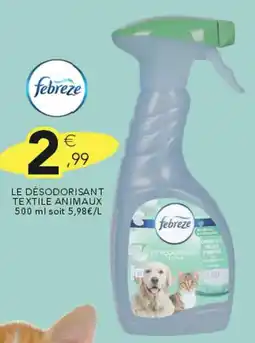 Stokomani FEBREZE Le désodorisant textile animaux offre