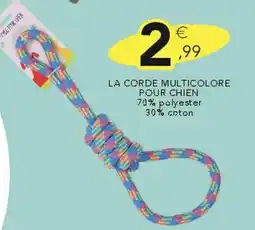 Stokomani La corde multicolore pour chien offre
