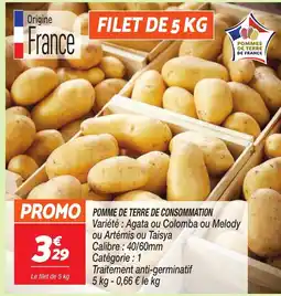 Netto Promo pomme de terre de consommation offre