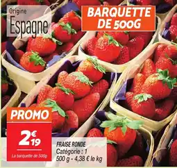 Netto Fraise ronde offre