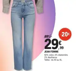 E.Leclerc Sport Jean femme offre