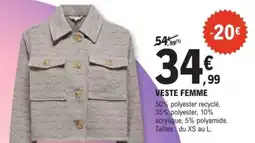 E.Leclerc Sport Veste femme offre