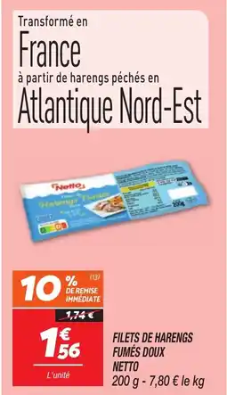 Netto NETTO Filets de harengs fumés doux offre