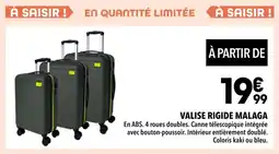 Supeco Valise rigide malaga offre