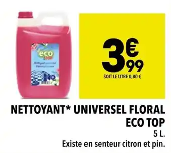 Supeco Nettoyant universel floral eco top offre