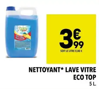 Supeco Nettoyant lave vitre eco top offre