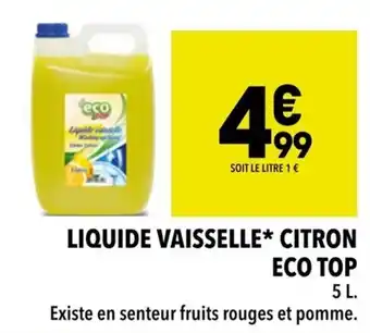 Supeco Liquide vaisselle citron eco top offre