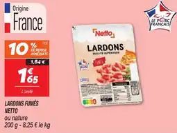 Netto NETTO Lardons fumés offre