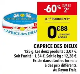 Supeco Caprice des dieux offre