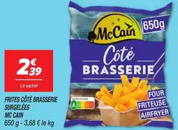 Netto MC CAIN Frites côté brasserie surgelées offre