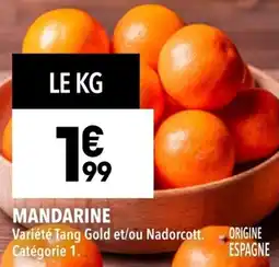 Supeco Mandarine offre